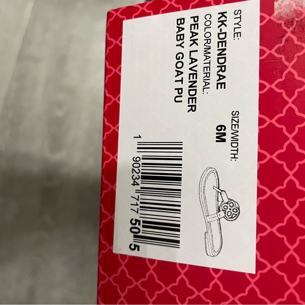 Pearl Lavender Baby Sandals